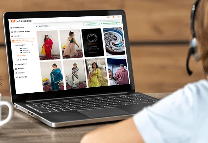 Import shorts from social media and use in videos with shoppableclips